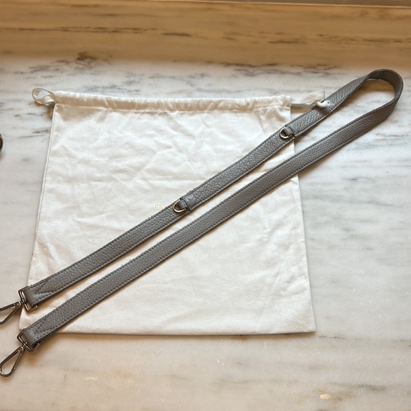 HAMMITT  LEATHER CROSSBODY TONY GRAY/SILVER HARDWARE SOLD OUT - Picture 9 of 9